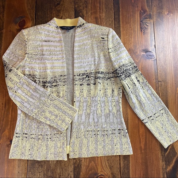 Ming Wang Yellow Sweater Blazer Nordstrom - Picture 2 of 10